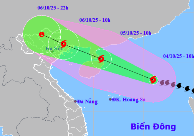 Bão số 11 Matmo ảnh hưởng đến đất liền nước ta khi nào?- Ảnh 1.