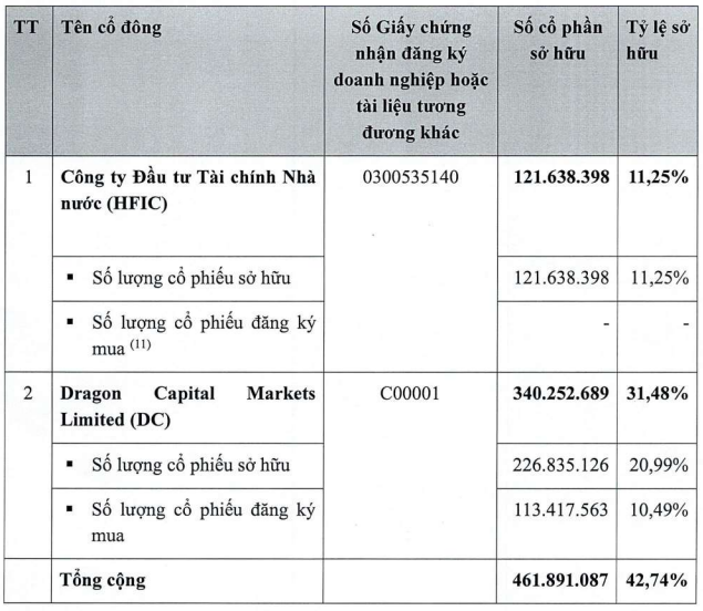 Biến động cơ cấu cổ đông tại HSC sau đợt chào bán cổ phiếu- Ảnh 1.
