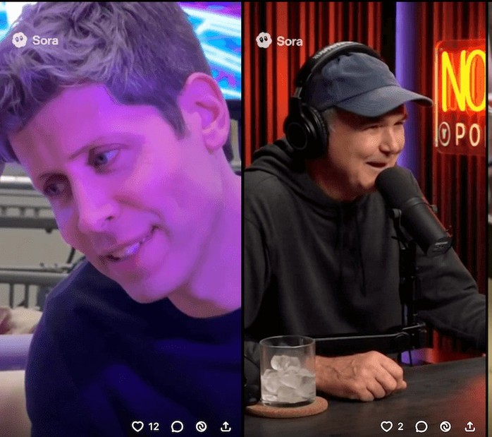 Deepfake tràn lan mạng xã hội Sora của OpenAI, CEO Sam Altman thành "hiện tượng meme"- Ảnh 2.