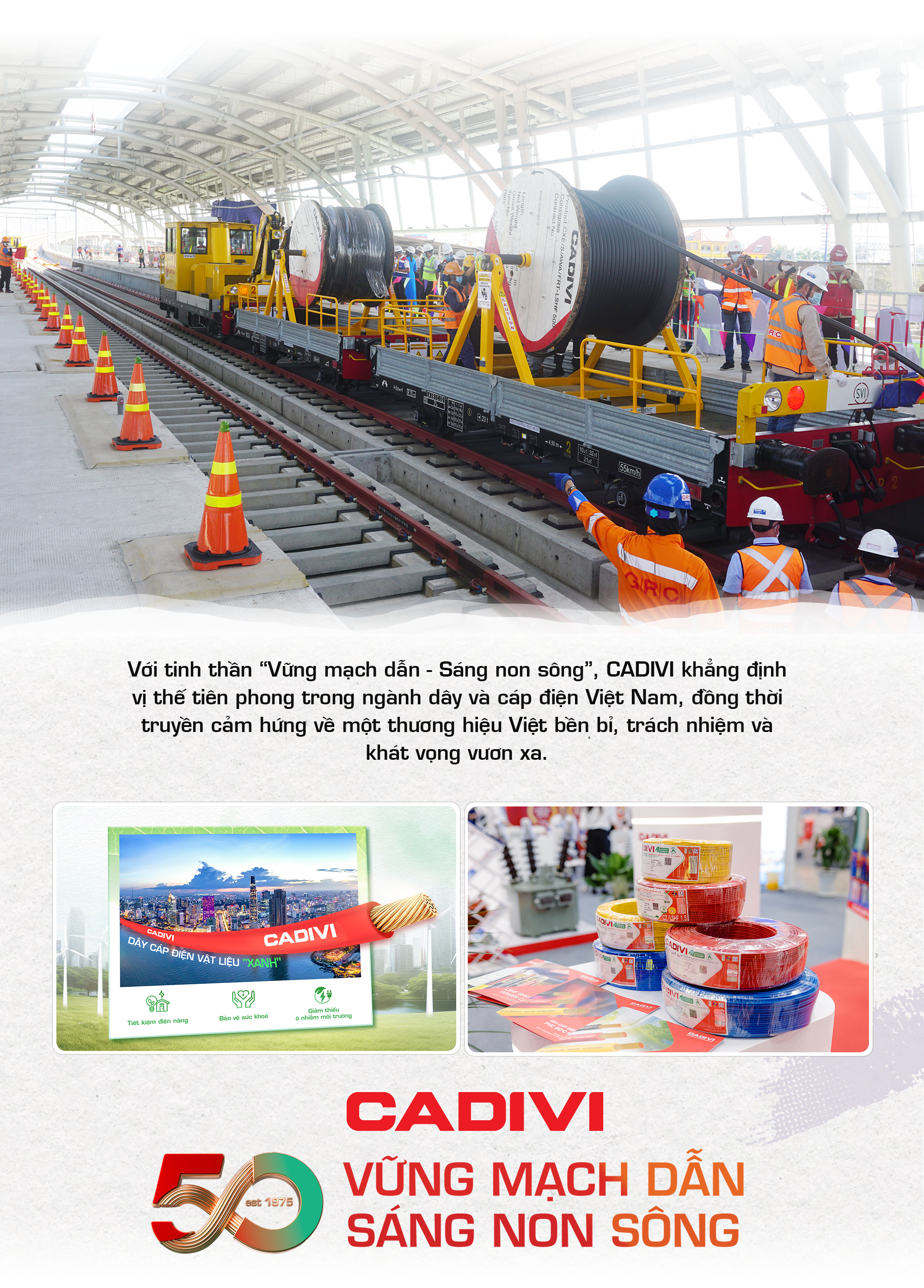 CADIVI – 50 năm đồng hành phát triển cùng đất nước- Ảnh 11. CADIVI – 50 năm đồng hành phát triển cùng đất nước- Ảnh 11.