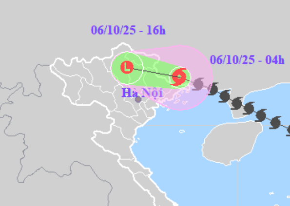 Bão số 11 Matmo đổ bộ vào Trung Quốc, hoàn lưu gây mưa to ở Bắc Bộ- Ảnh 1.
