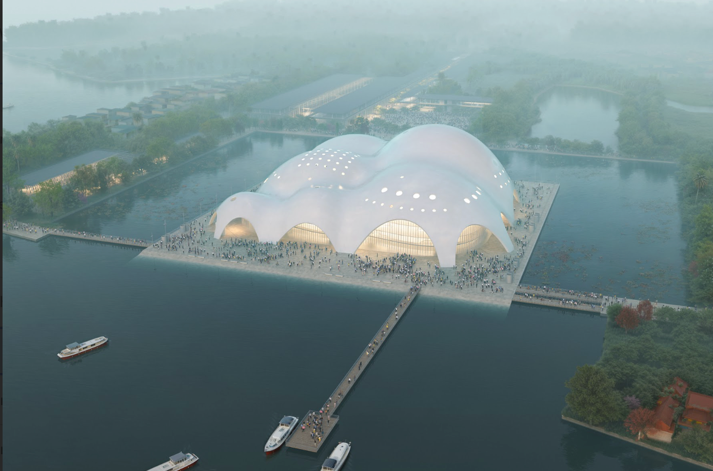 Hà Nội khởi công Nhà hát Opera rộng 40 ha tại Hồ Tây từ nguồn vốn xã hội hóa- Ảnh 2. Hà Nội khởi công Nhà hát Opera rộng 40 ha tại Hồ Tây từ nguồn vốn xã hội hóa- Ảnh 2.