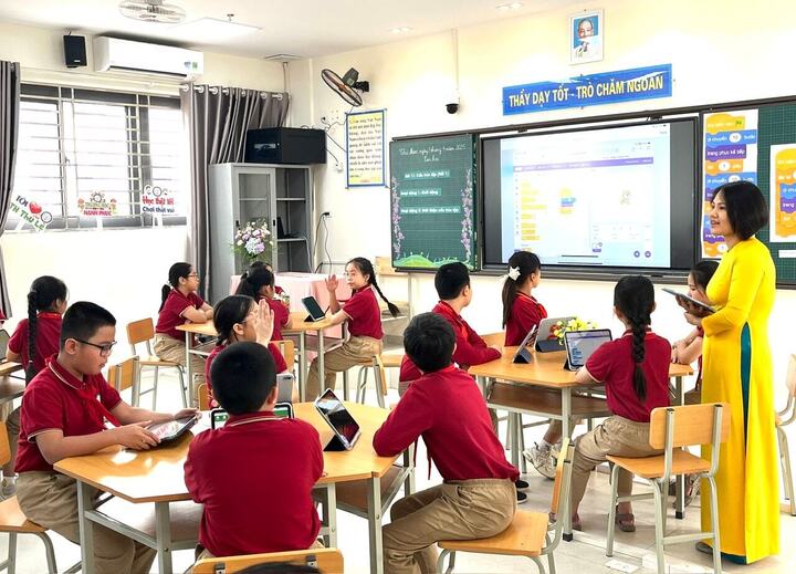 Trường học ở Hà Nội điều chỉnh kế hoạch dạy học linh hoạt ứng phó bão 11- Ảnh 1.