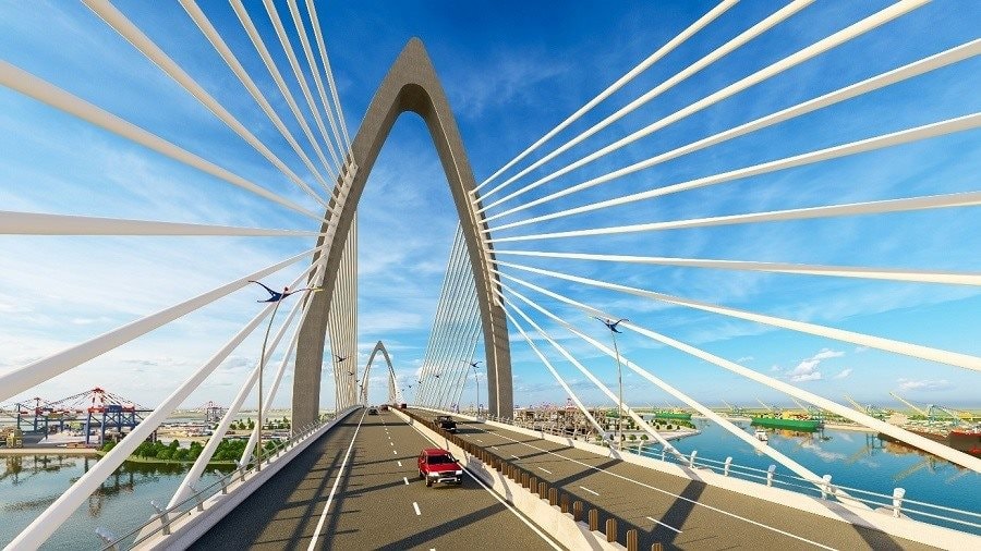 Cây cầu gần 5.000 tỷ bắc qua sông Thị Vải lập kỷ lục nhịp dài nhất Đông Nam Á: Ai đứng sau?- Ảnh 1.