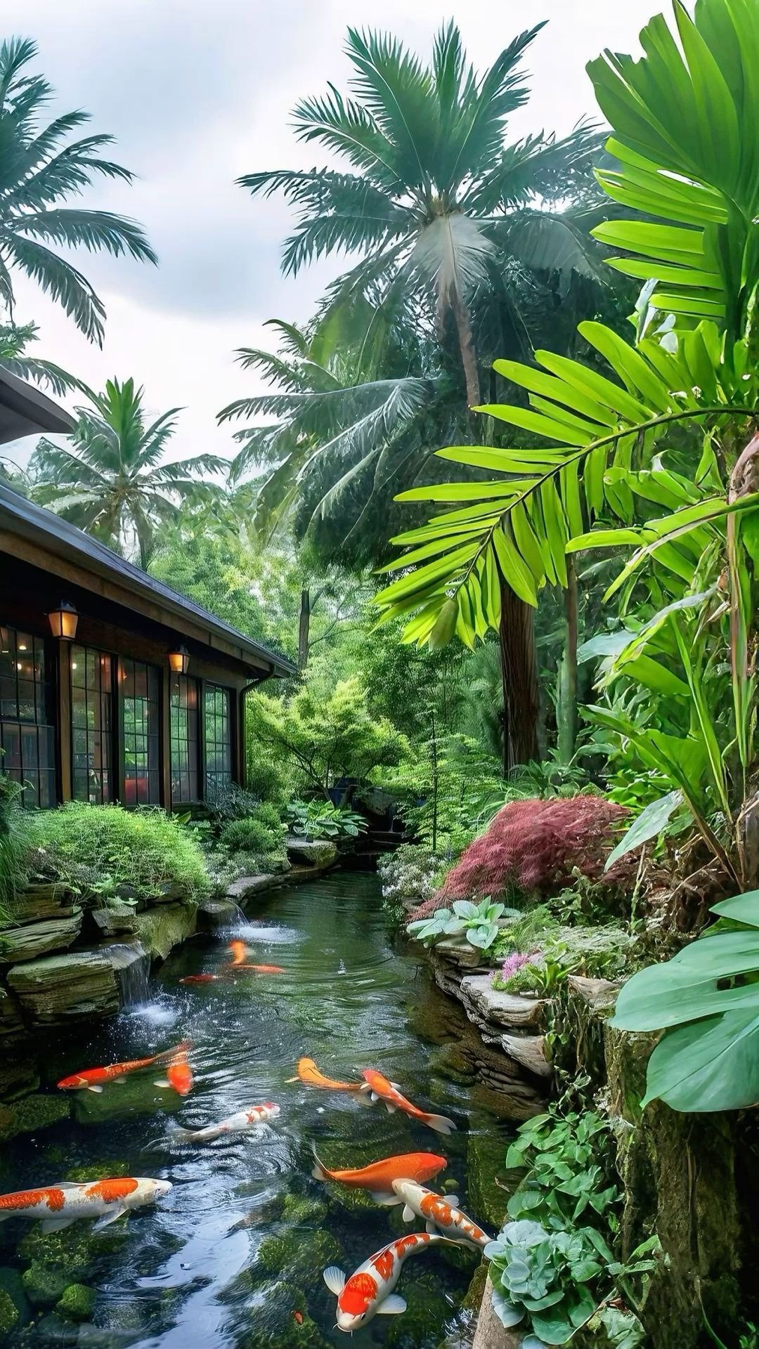 “Giàu lên hay tụt dốc? Phong thuỷ hồ cá koi là ‘cửa sinh - cửa tử’ của ngôi nhà”- Ảnh 1.