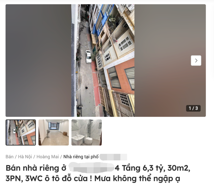 Giữa mùa mưa bão, môi giới đua nhau quảng cáo bán nhà 'không ngập lụt'- Ảnh 1.