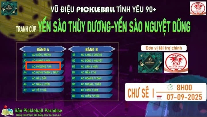 Bị tố nghỉ học bồi dưỡng đi đánh giải "Pickleball tình yêu U90+", bí thư xã nói gì?- Ảnh 2.
