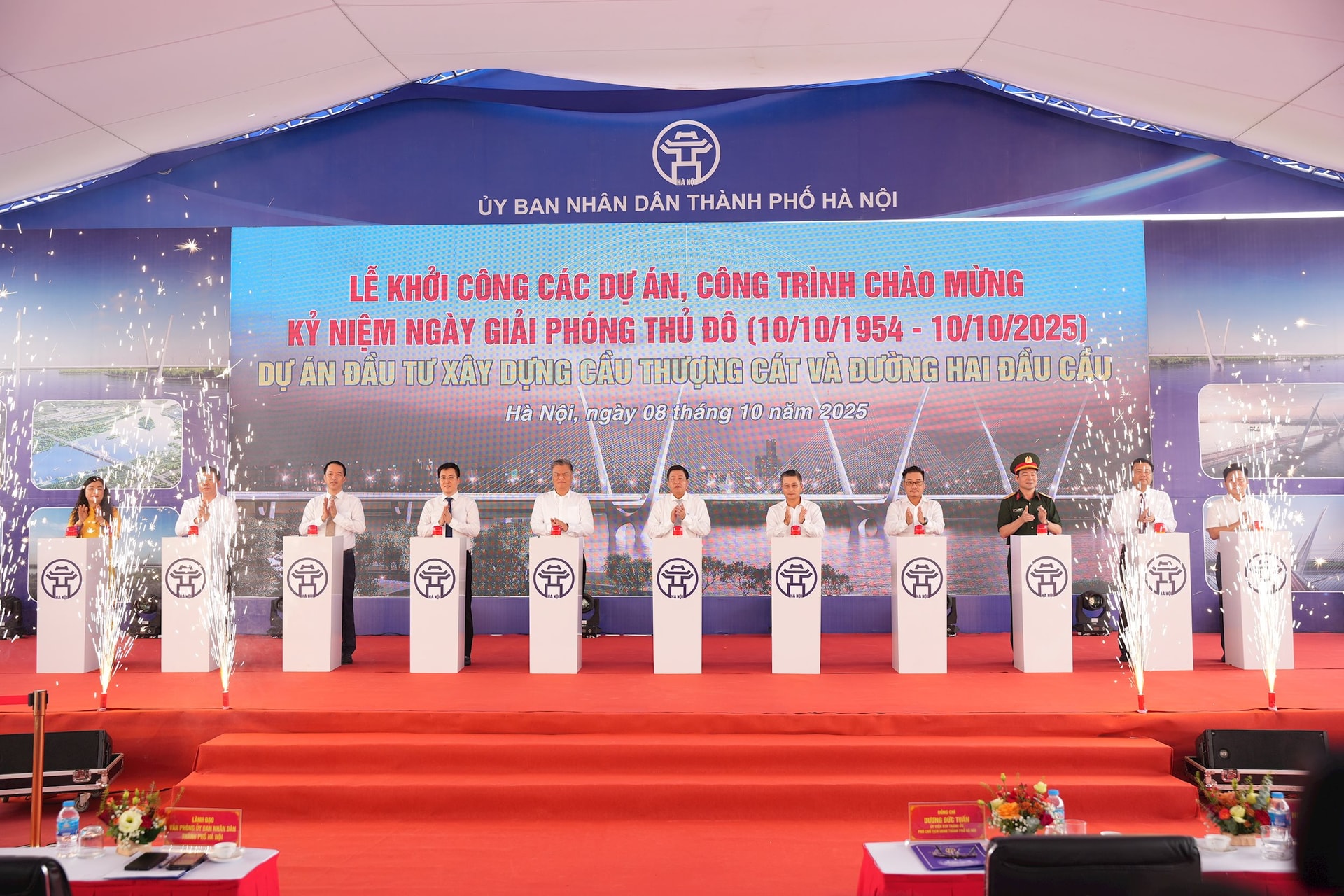 Liên danh Trungnam E&C – Bắc Trung Nam bắt đầu làm dự án Cầu Thượng Cát với tổng vốn đầu tư hơn 7.303 tỷ đồng- Ảnh 1.