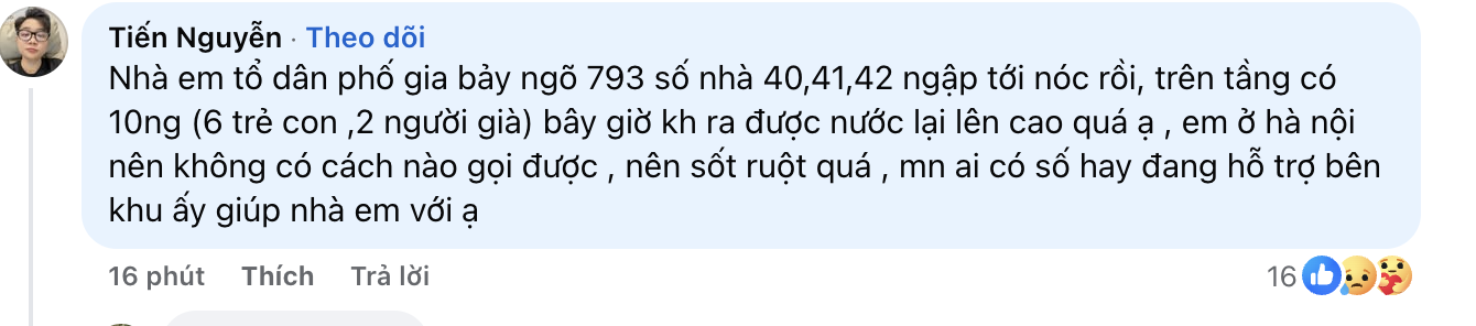 Những tiếng kêu cứu khẩn cấp khi Thái Nguyên bị ngập lụt nặng- Ảnh 7.