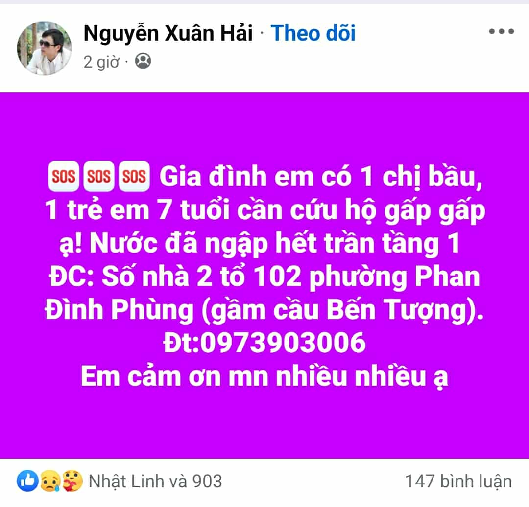 Những tiếng kêu cứu khẩn cấp khi Thái Nguyên bị ngập lụt nặng- Ảnh 2.