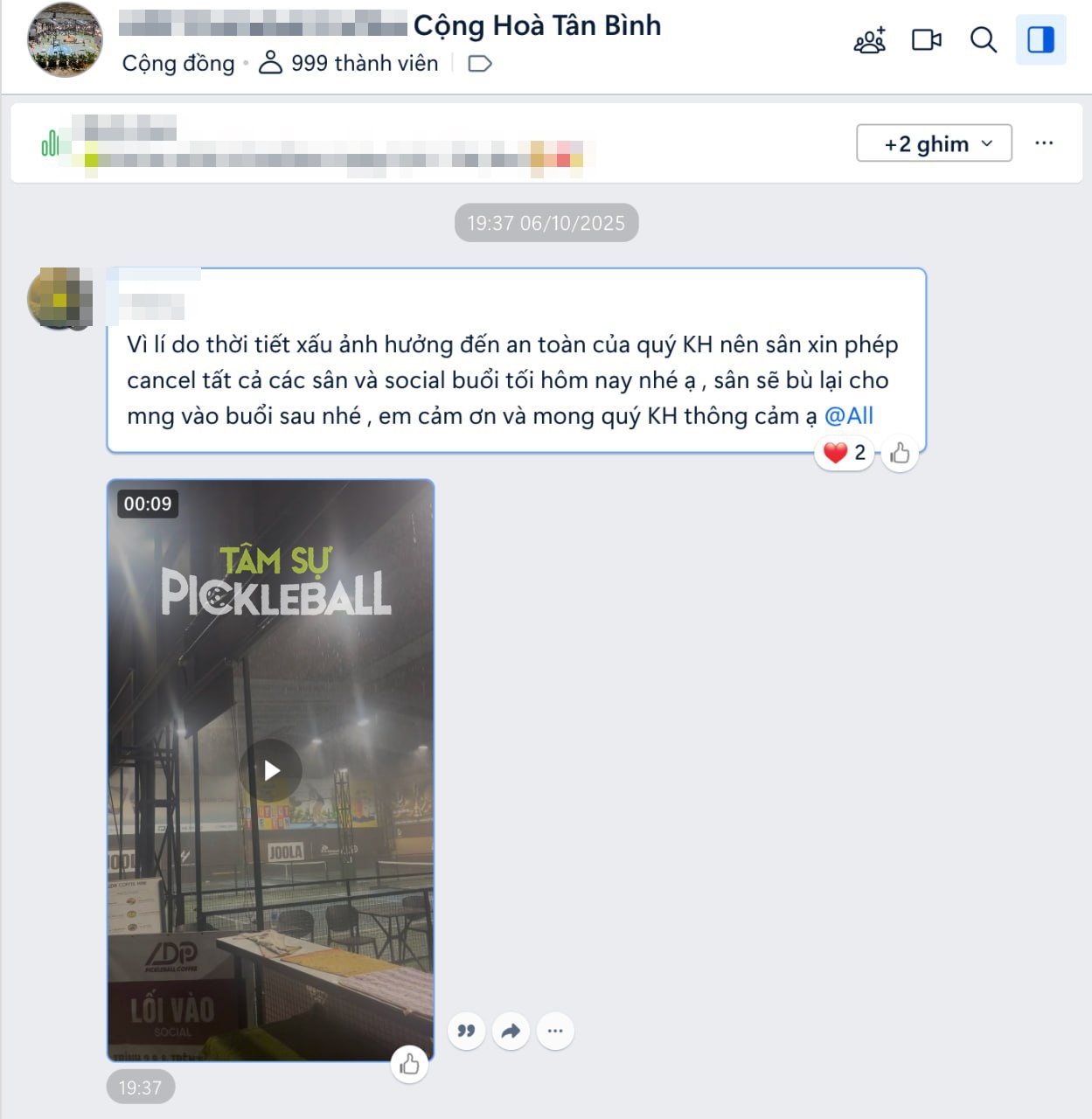 Hà Nội ngập trong mưa nhưng chủ sân pickleball không cho khách hủy lịch: Chuyện vô lý hay “quy tắc” kinh doanh?- Ảnh 4.