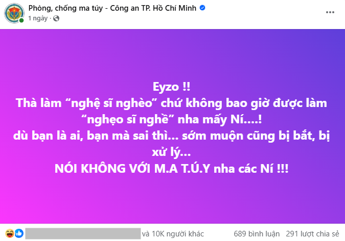 Admin fanpage Phòng, chống ma túy - Công an TP. Hồ Chí Minh là ai mà Admin fanpage Phòng, chống ma túy - Công an TP. Hồ Chí Minh là ai mà