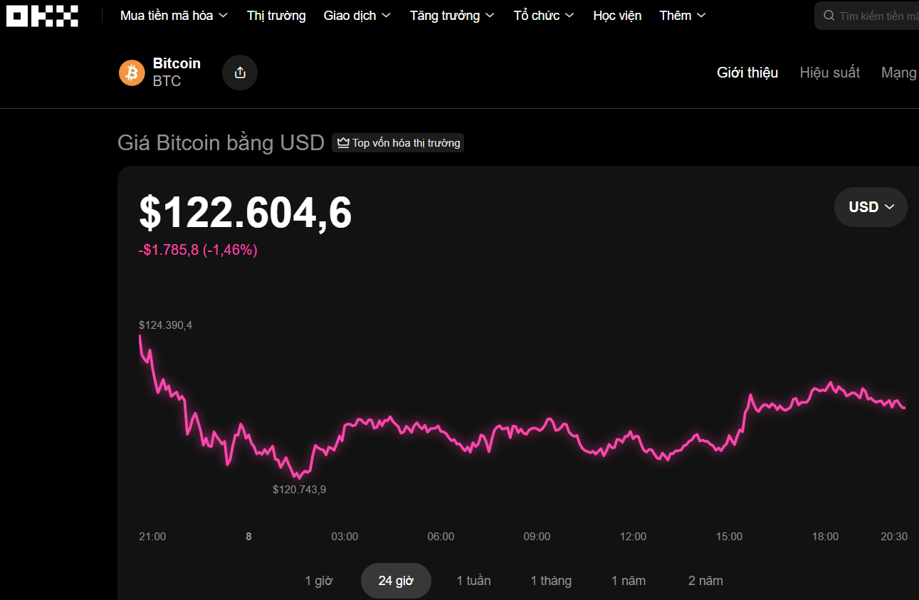 Thị trường tiền số hôm nay, 8-10: Bitcoin có thể đạt mức 140.000 USD- Ảnh 1.