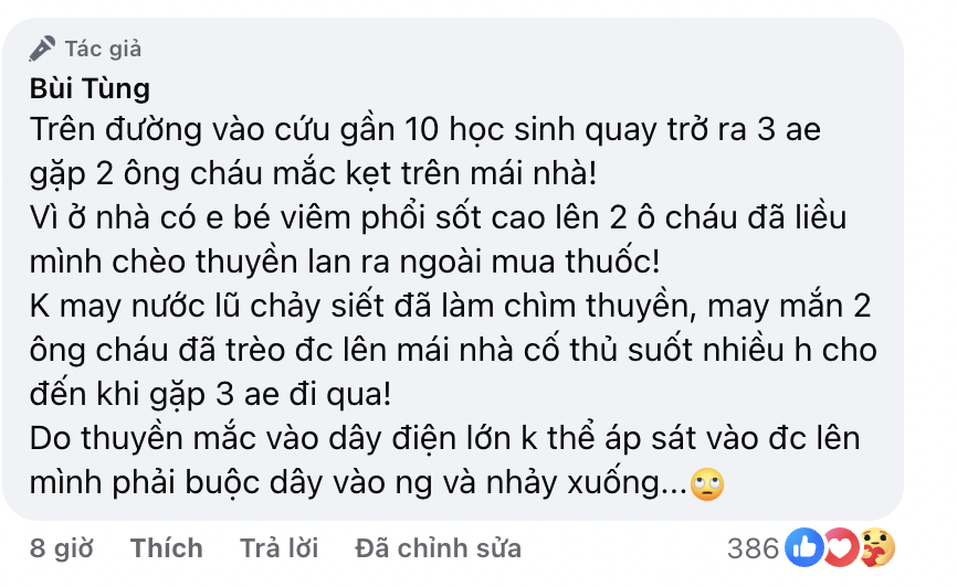 "Người hùng thầm lặng" giữa dòng nước lũ: Ông bố 6 con vượt hàng trăm cây số từ Hà Nội về Thái Nguyên để hỗ trợ người dân vùng lũ- Ảnh 11. "Người hùng thầm lặng" giữa dòng nước lũ: Ông bố 6 con vượt hàng trăm cây số từ Hà Nội về Thái Nguyên để hỗ trợ người dân vùng lũ- Ảnh 11.