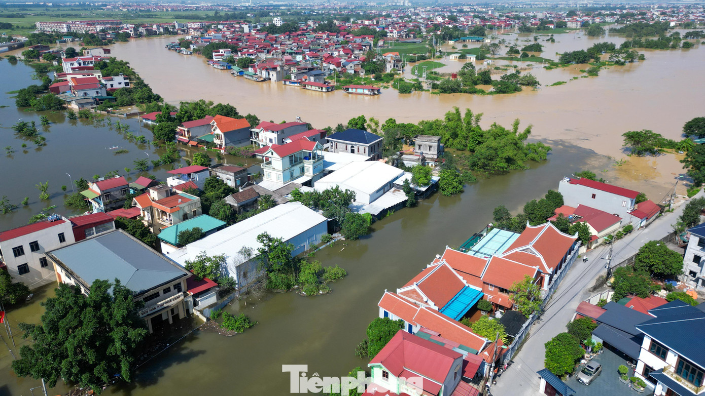 Biệt thự chìm trong biển nước, làng Quả Cảm thành ‘ốc đảo’ giữa Bắc Ninh- Ảnh 12. Biệt thự chìm trong biển nước, làng Quả Cảm thành ‘ốc đảo’ giữa Bắc Ninh- Ảnh 12.