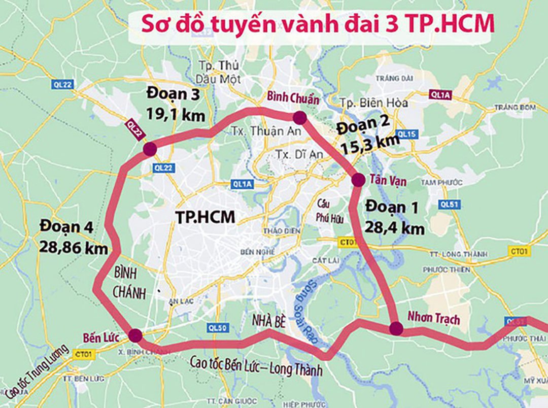 Đường Vành đai 3 TP HCM sẽ thông xe kỹ thuật vào tháng 12 tới- Ảnh 1. Đường Vành đai 3 TP HCM sẽ thông xe kỹ thuật vào tháng 12 tới- Ảnh 1.