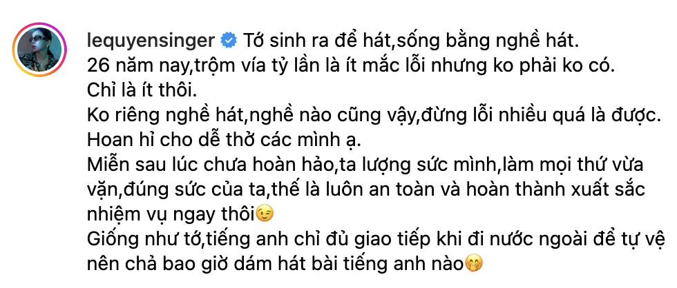 Lệ Quyên đăng tâm thư, Hồ Ngọc Hà bị réo tên- Ảnh 2.