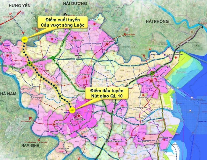 Hưng Yên khởi công tuyến đường đặt biệt quan trọng gần 5.000 tỷ đồng, đi qua 7 xã, phường kết nối phường Thái Bình với Phố Hiến- Ảnh 1.