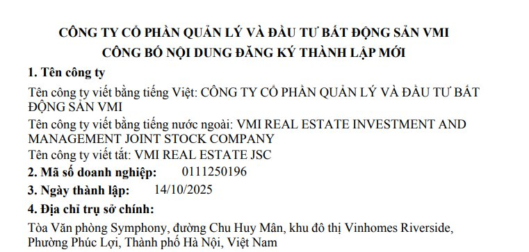 Tỷ phú Phạm Nhật Vượng sáp nhập Bất động sản VMI 16.200 tỷ đồng vào VinSpeed, 1 VMI vẫn tồn tại với 1.800 tỷ đồng- Ảnh 3. Tỷ phú Phạm Nhật Vượng sáp nhập Bất động sản VMI 16.200 tỷ đồng vào VinSpeed, 1 VMI vẫn tồn tại với 1.800 tỷ đồng- Ảnh 3.