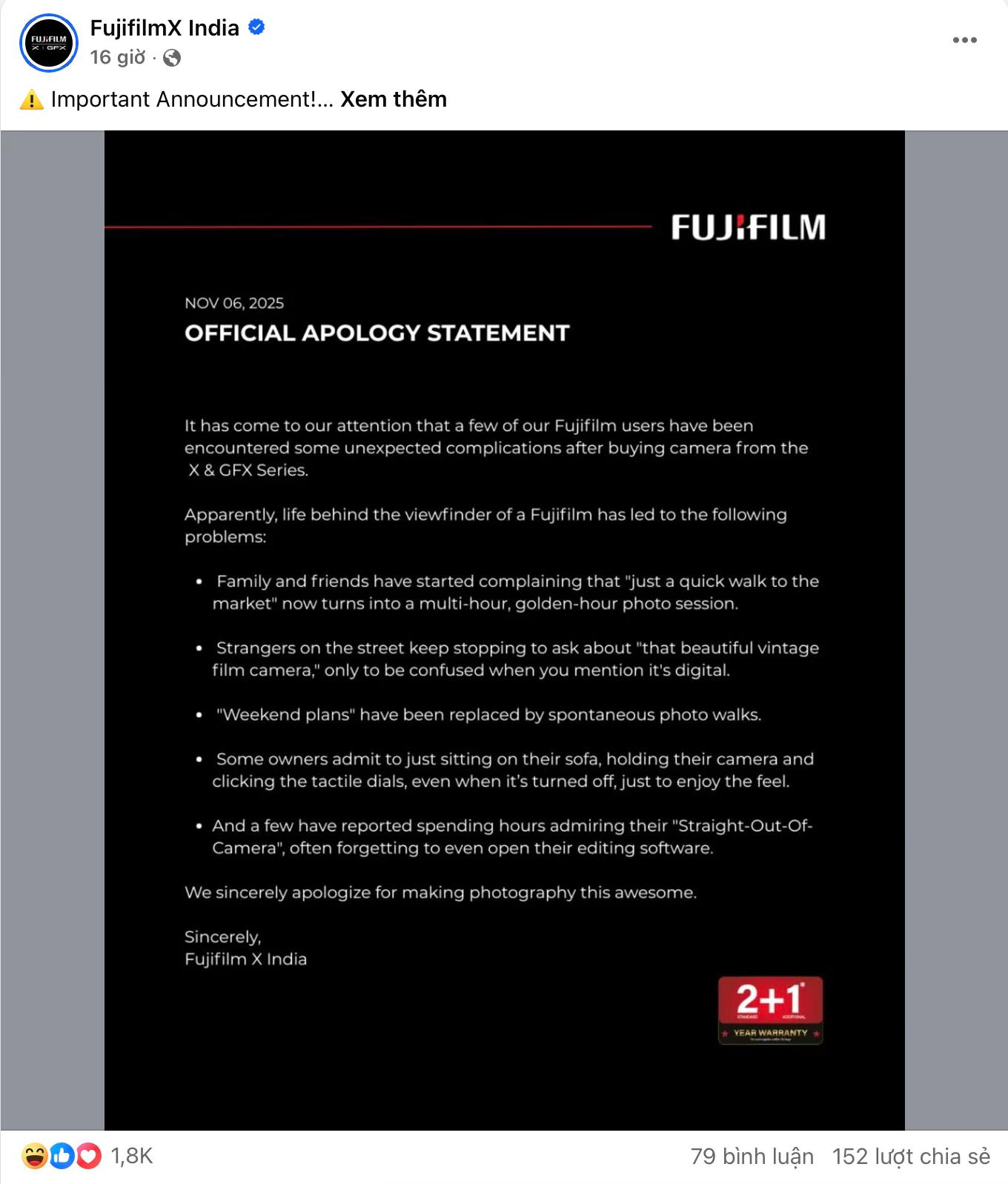 Samsung vừa mới phải đăng bài "xin lỗi" nhưng chỉ thấy người dùng vào "haha", chuyện gì đang xảy ra vậy?- Ảnh 2.