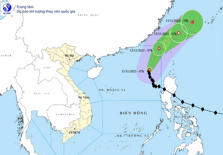 Lý giải đường đi bất thường của bão số 14 Phượng Hoàng- Ảnh 1.