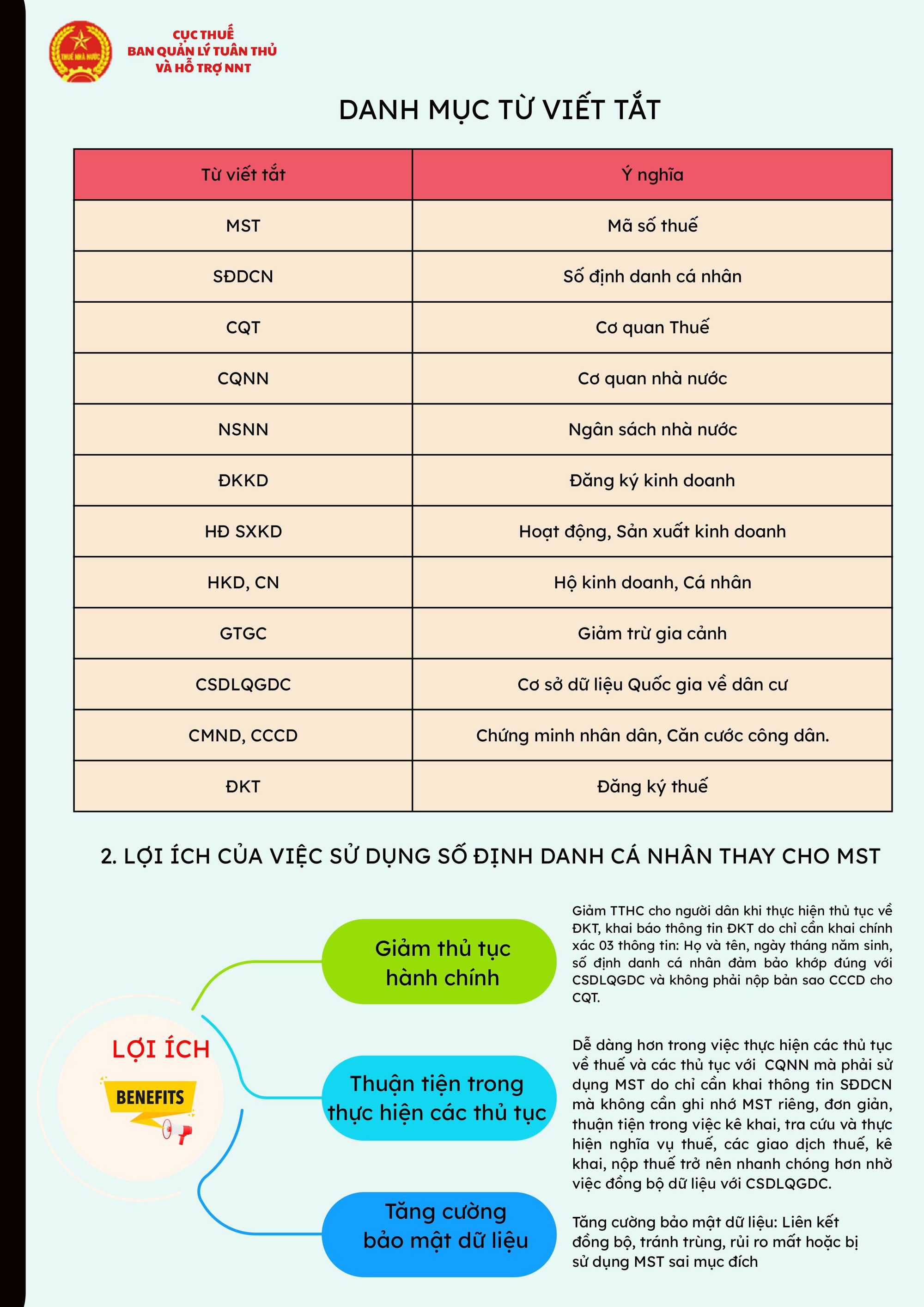 Hỗ trợ sử dụng SỐ ĐỊNH DANH cá nhân thay MÃ SỐ THUẾ- Ảnh 2.