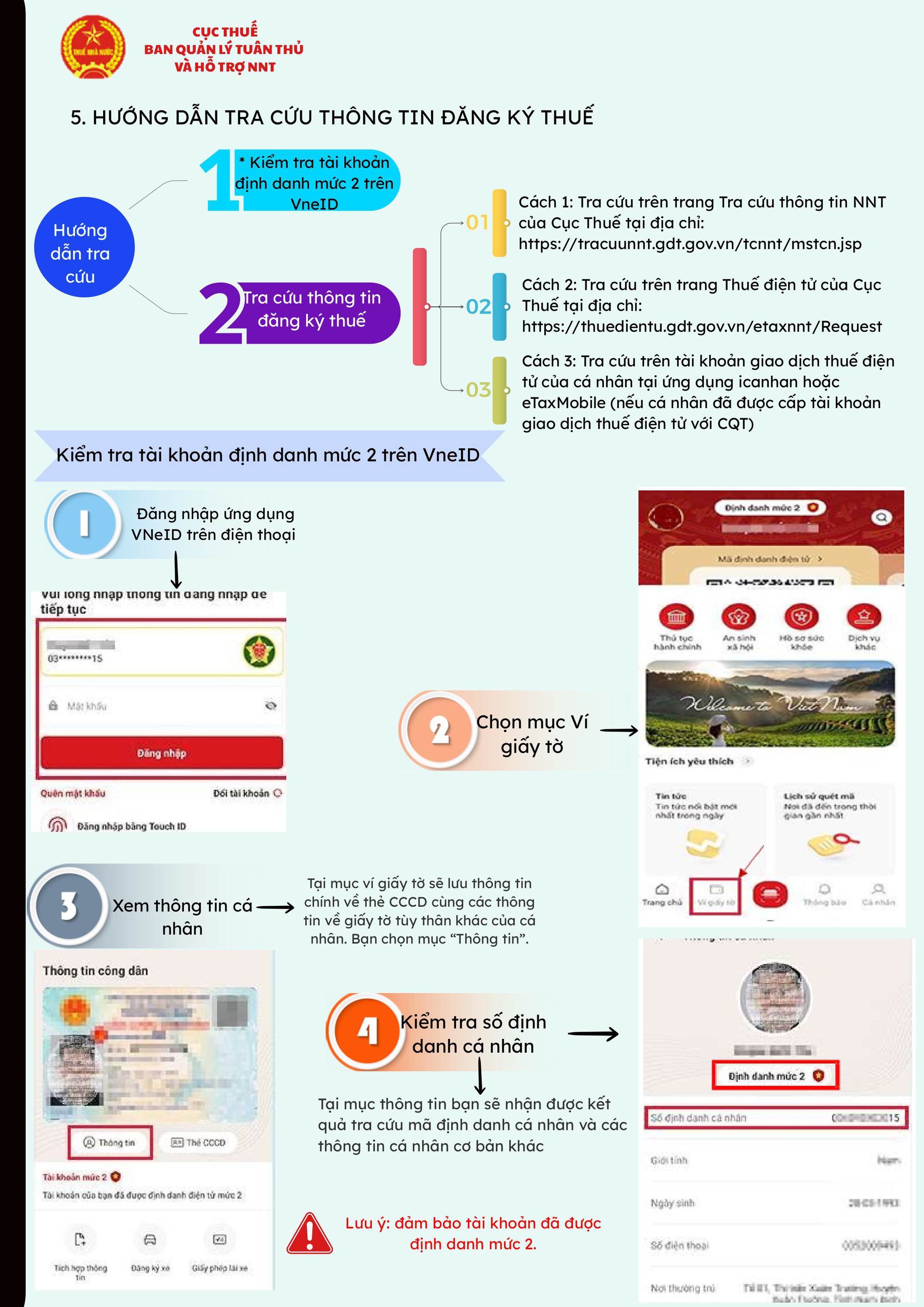 Hỗ trợ sử dụng SỐ ĐỊNH DANH cá nhân thay MÃ SỐ THUẾ- Ảnh 6.