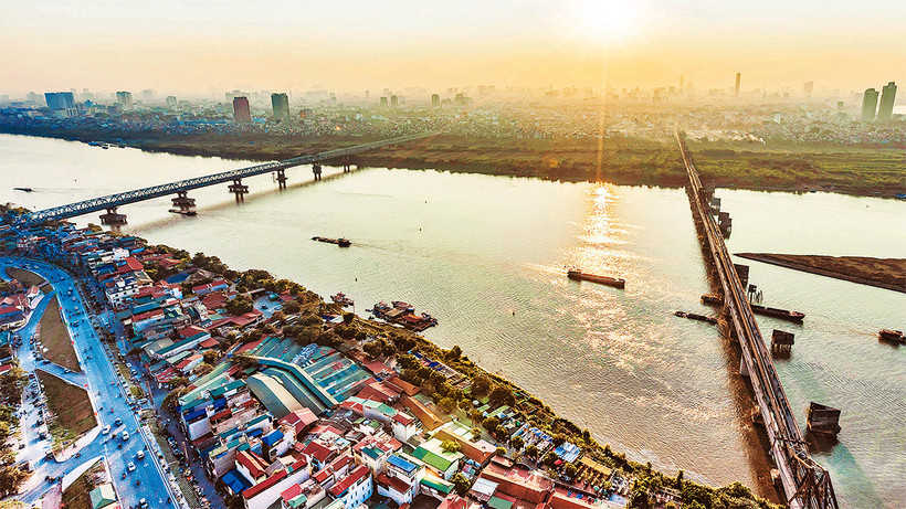 Hà Nội nghiên cứu trục cảnh quan sông Hồng quy mô 11.000 ha, vốn đầu tư hơn 400.000 tỷ đồng- Ảnh 1.