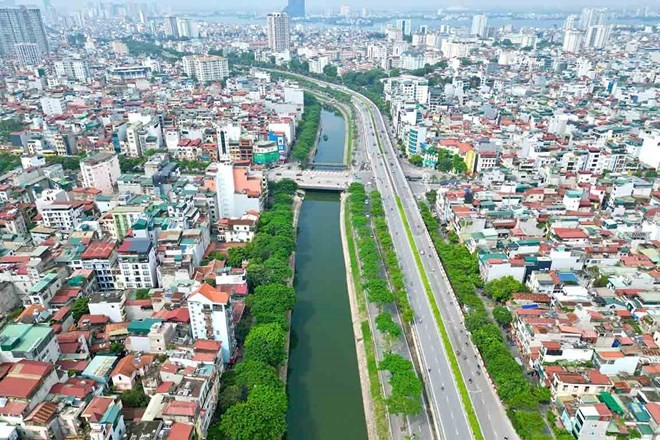 Hà Nội xem xét dự án cải tạo chỉnh trang công viên tuyến hai bên sông Tô Lịch- Ảnh 1.