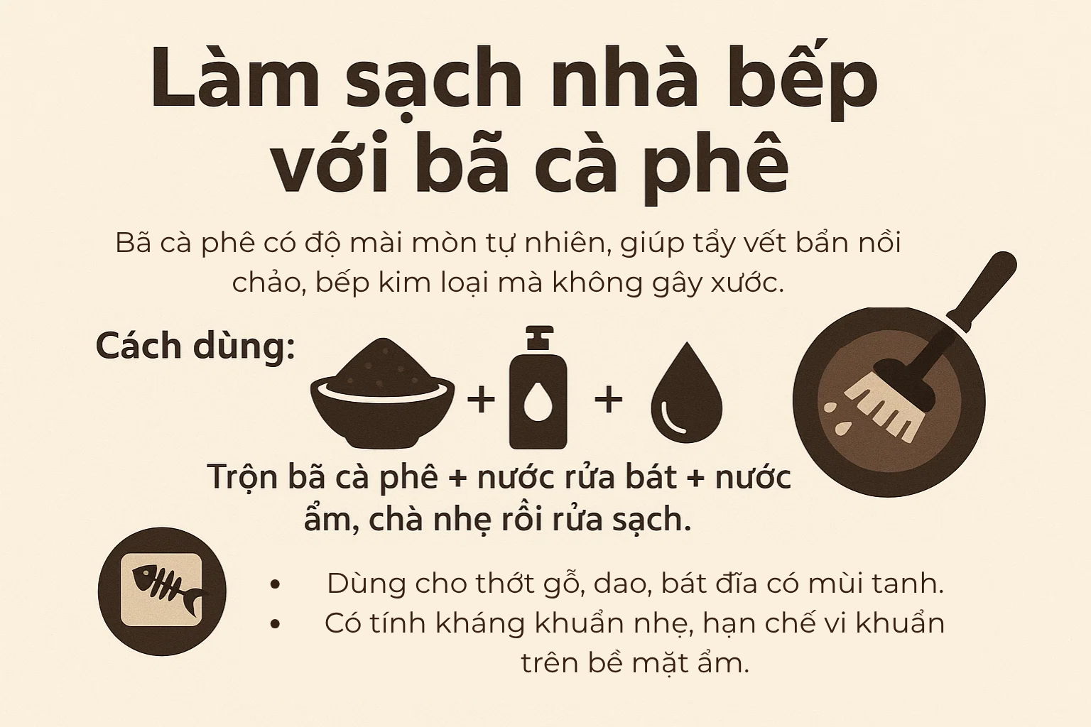 Loại bã đồ uống ai cũng bỏ đi lại là 