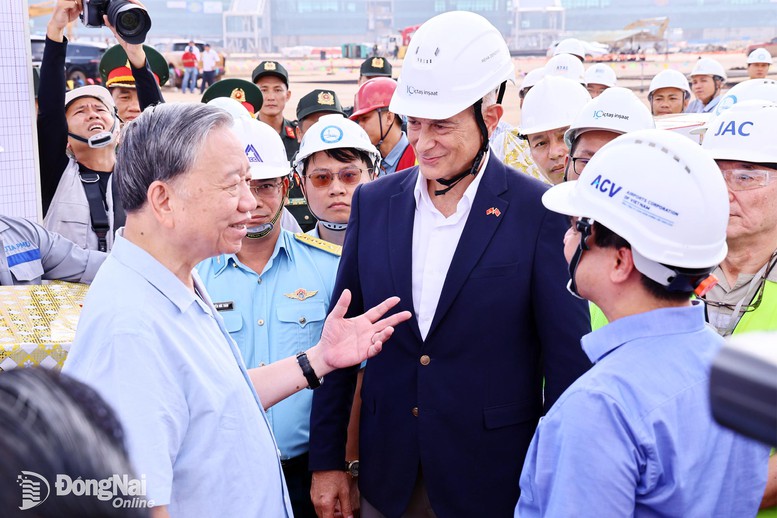 Tổng Bí thư Tô Lâm kiểm tra Dự án Sân bay Long Thành- Ảnh 2.