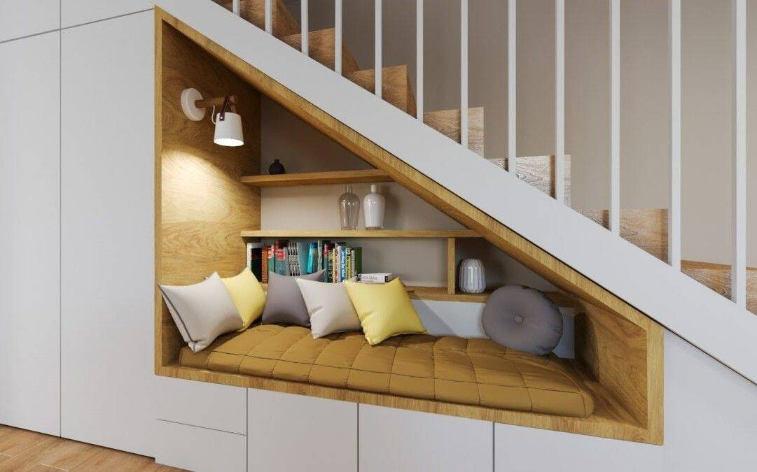 Những ý tưởng biến gầm cầu thang thành không gian sinh hoạt đáng mơ ước- Ảnh 12.