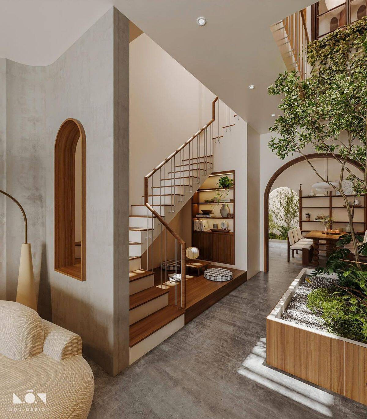 Những ý tưởng biến gầm cầu thang thành không gian sinh hoạt đáng mơ ước- Ảnh 10.