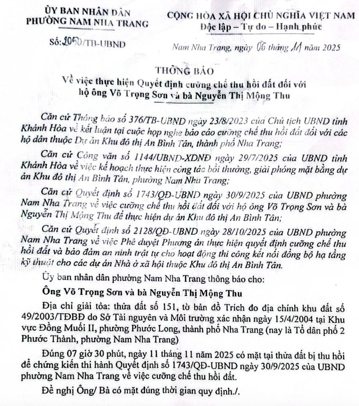 Những điều cần biết liên quan việc cưỡng chế thu hồi đất- Ảnh 3. Những điều cần biết liên quan việc cưỡng chế thu hồi đất- Ảnh 3.