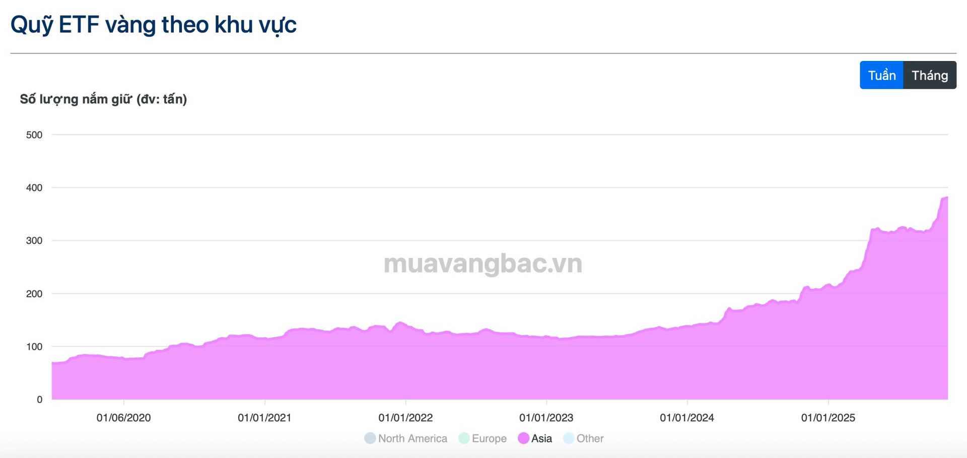 Châu Á trong “cơn khát vàng”: Một loạt quỹ lớn gấp đôi lượng nắm giữ từ đầu năm- Ảnh 1.