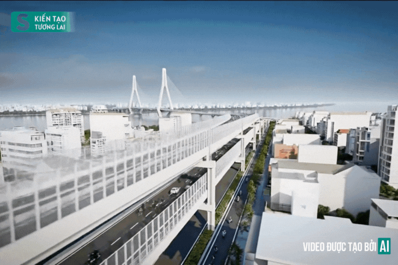Tốn hơn 21.000 tỷ đồng để làm tuyến cầu - đường 2 tầng độc lạ kết nối đến siêu sân bay 16 tỷ USD- Ảnh 2. Tốn hơn 21.000 tỷ đồng để làm tuyến cầu - đường 2 tầng độc lạ kết nối đến siêu sân bay 16 tỷ USD- Ảnh 2.