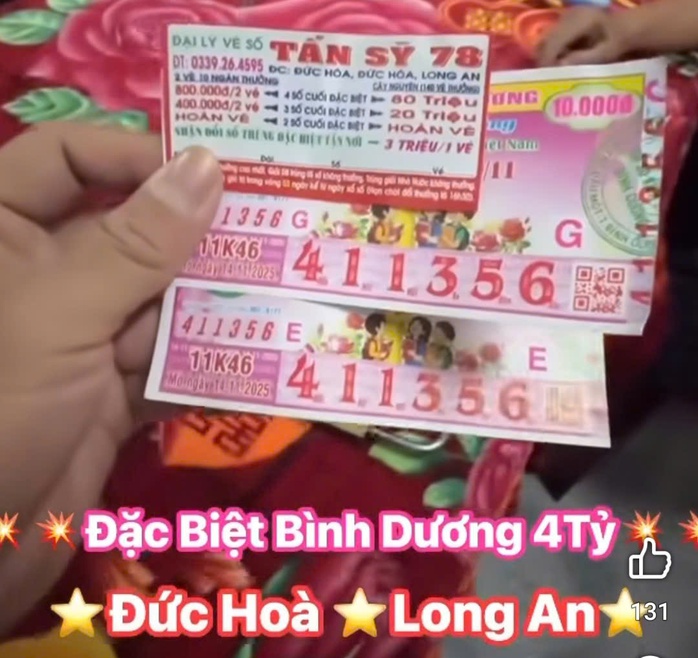 Xổ số miền Nam: Lộ diện nhiều chủ nhân trúng lớn vé số Bình Dương, Trà Vinh, Vĩnh Long- Ảnh 1. Xổ số miền Nam: Lộ diện nhiều chủ nhân trúng lớn vé số Bình Dương, Trà Vinh, Vĩnh Long- Ảnh 1.