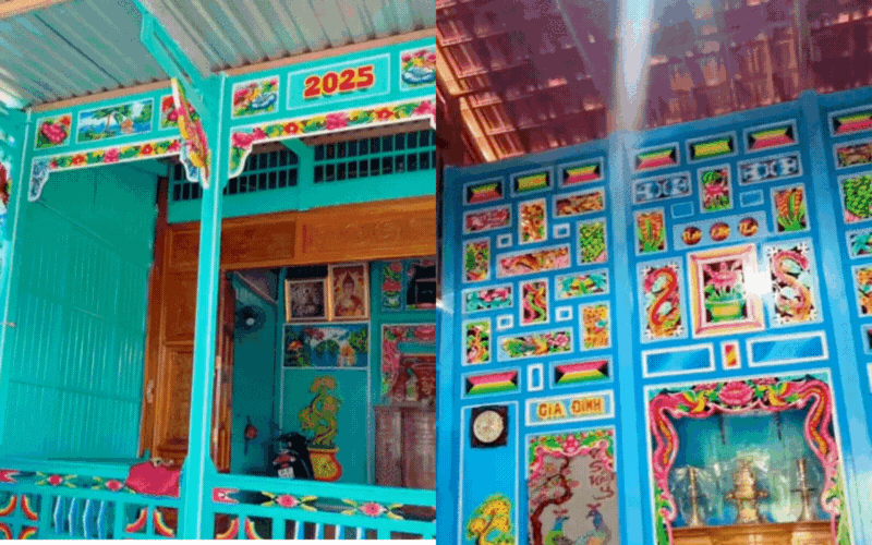 Nhà gỗ miền Tây: Vì sao phải xanh ngắt, hoa văn rực rỡ mới ra đúng chất Nhà gỗ miền Tây: Vì sao phải xanh ngắt, hoa văn rực rỡ mới ra đúng chất