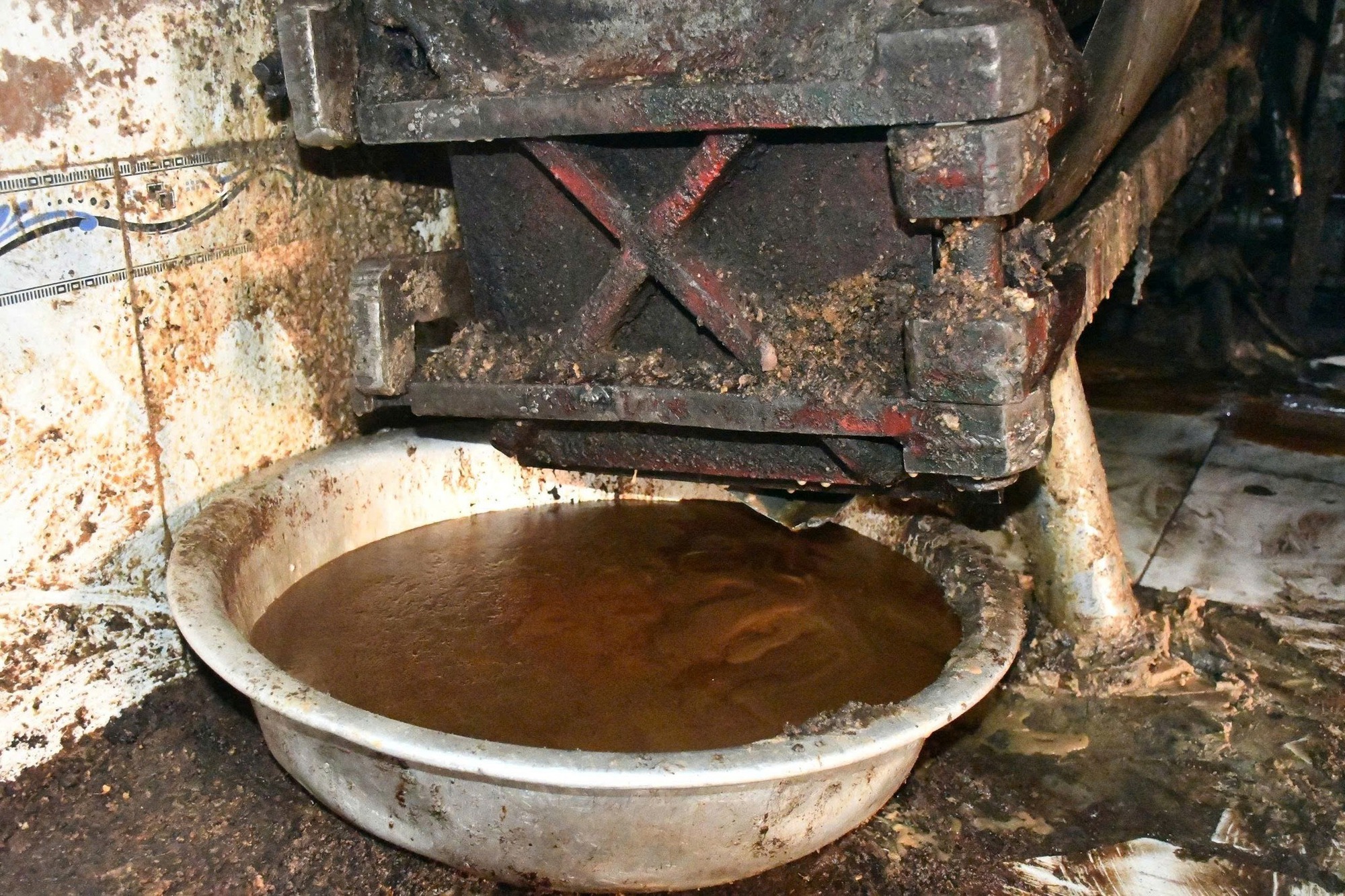 Cận cảnh cơ sở chế biến mỡ quy mô lớn, ẩn mình trong khu nghĩa trang- Ảnh 4. Cận cảnh cơ sở chế biến mỡ quy mô lớn, ẩn mình trong khu nghĩa trang- Ảnh 4.