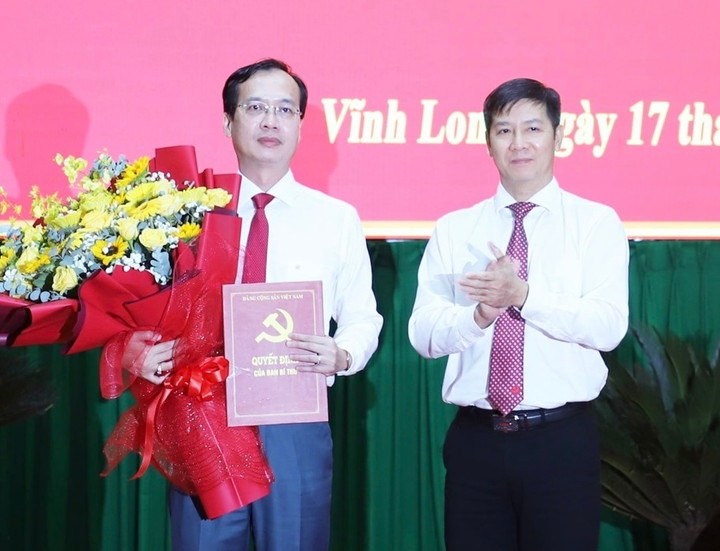 Chủ tịch Đồng Tháp được điều động giữ chức Phó Bí thư Tỉnh ủy Vĩnh Long- Ảnh 1.