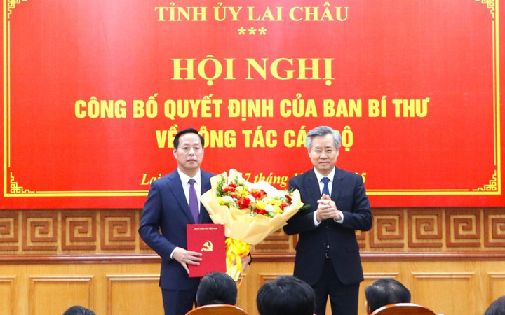 Phó Bí thư Tỉnh ủy Điện Biên Hà Quang Trung làm Phó Bí thư Tỉnh ủy Lai Châu- Ảnh 1.