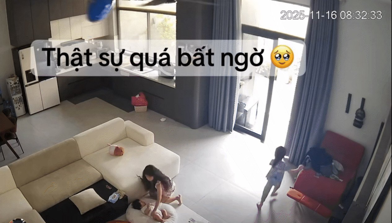 Hơn 4 triệu người thót tim trước giây phút nguy hiểm được hai em nhỏ xử lý nhanh gọn trong tích tắc- Ảnh 2.