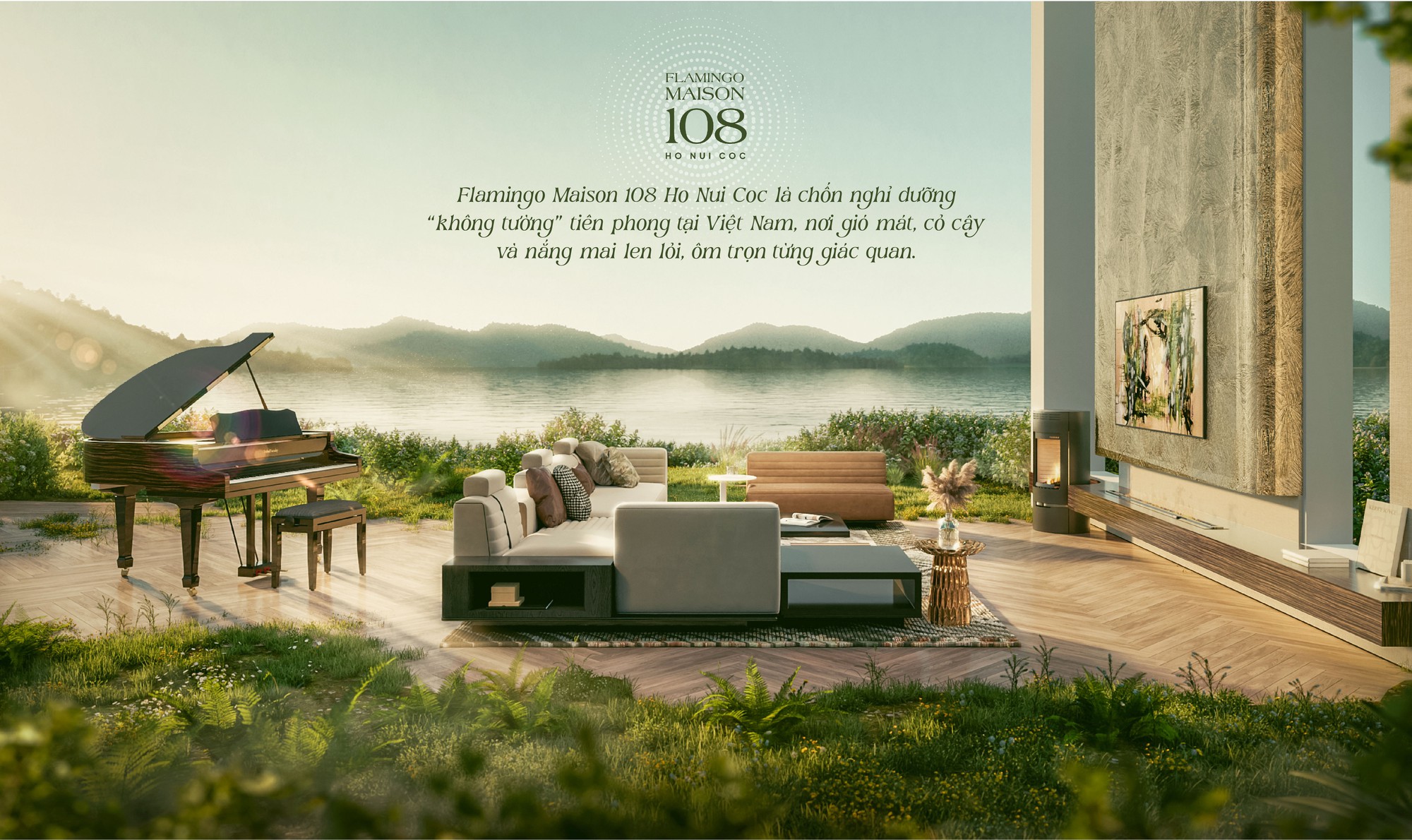 Flamingo Maison 108 Ho Nui Coc: Bộ siêu tập 108 dinh thự giữa vùng thiên nhiên 100 niên tuổi- Ảnh 2. Flamingo Maison 108 Ho Nui Coc: Bộ siêu tập 108 dinh thự giữa vùng thiên nhiên 100 niên tuổi- Ảnh 2.