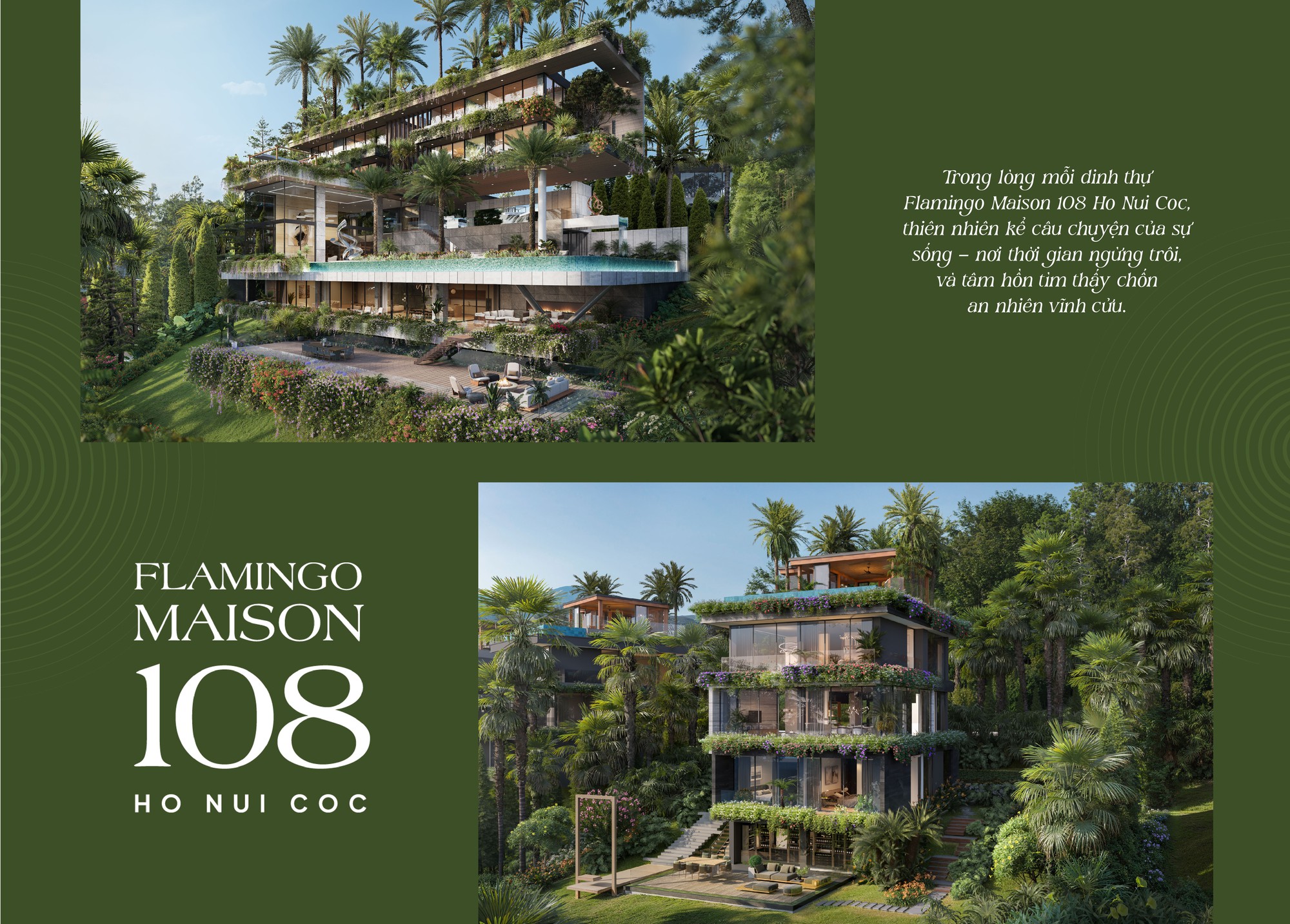 Flamingo Maison 108 Ho Nui Coc: Bộ siêu tập 108 dinh thự giữa vùng thiên nhiên 100 niên tuổi- Ảnh 4. Flamingo Maison 108 Ho Nui Coc: Bộ siêu tập 108 dinh thự giữa vùng thiên nhiên 100 niên tuổi- Ảnh 4.