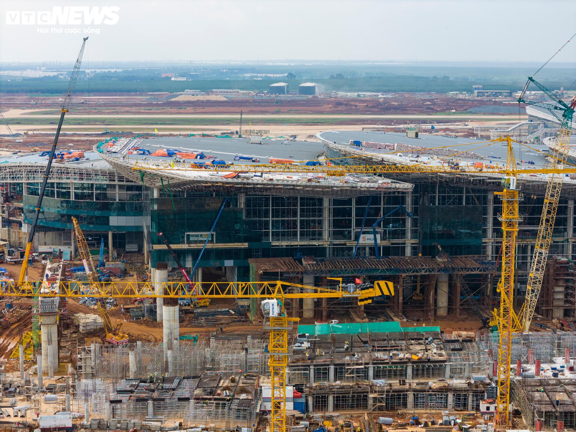 Toàn cảnh sân bay Long Thành trước ngày đón chuyến bay đầu tiên- Ảnh 9.