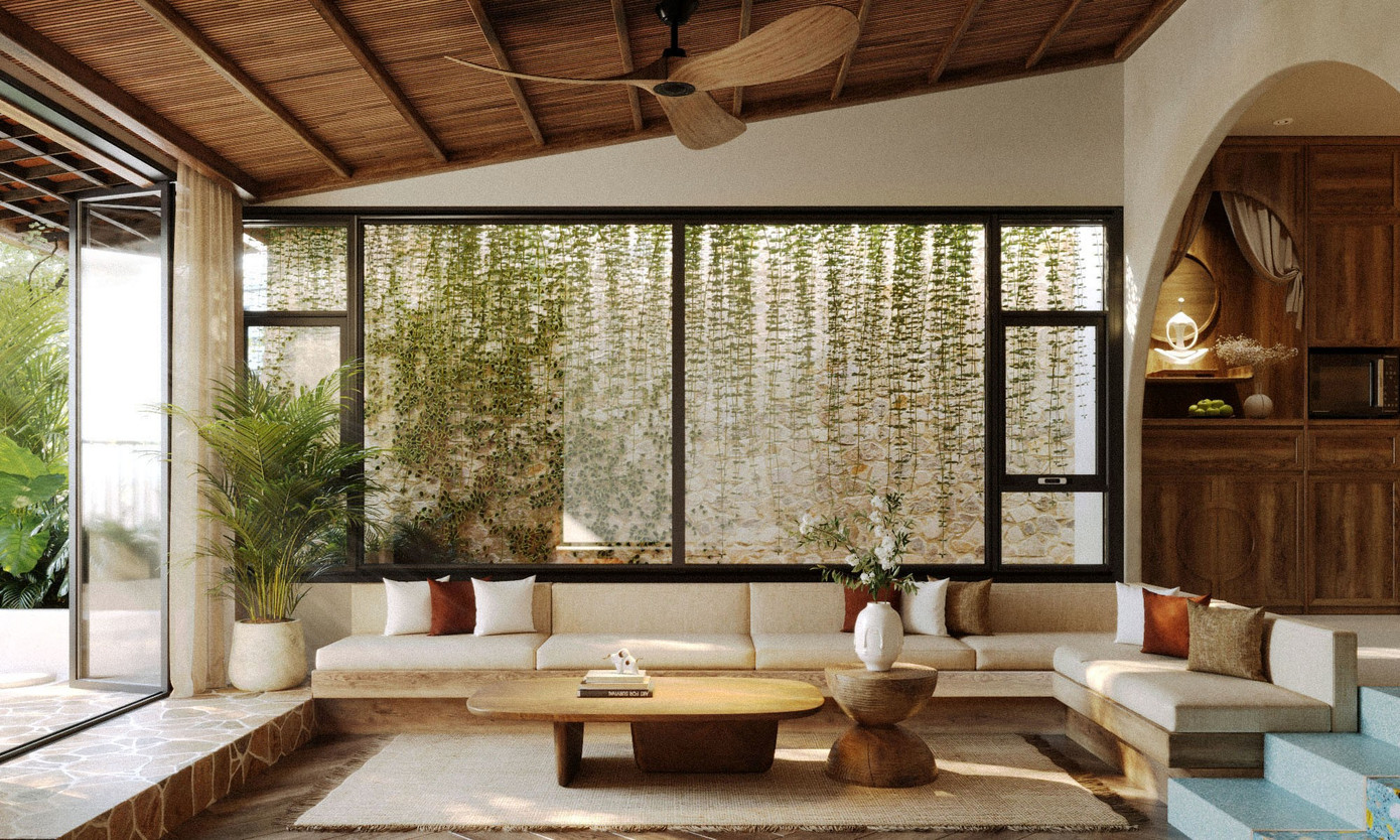 Nhà phố 4 tầng đưa phòng khách và bếp ăn lên tầng cao để tạo sự thoải mái- Ảnh 7.