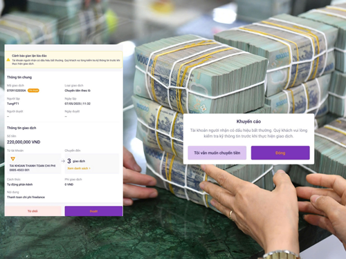 Chặn hàng trăm ngàn giao dịch đáng ngờ- Ảnh 1. Chặn hàng trăm ngàn giao dịch đáng ngờ- Ảnh 1.