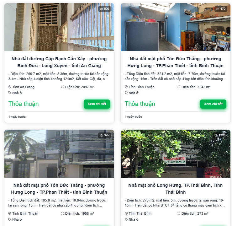 Ngân hàng lớn rao bán loạt nhà phố tại Đà Nẵng, Khánh Hòa, Đồng Nai, An Giang, Thái Bình- Ảnh 1.