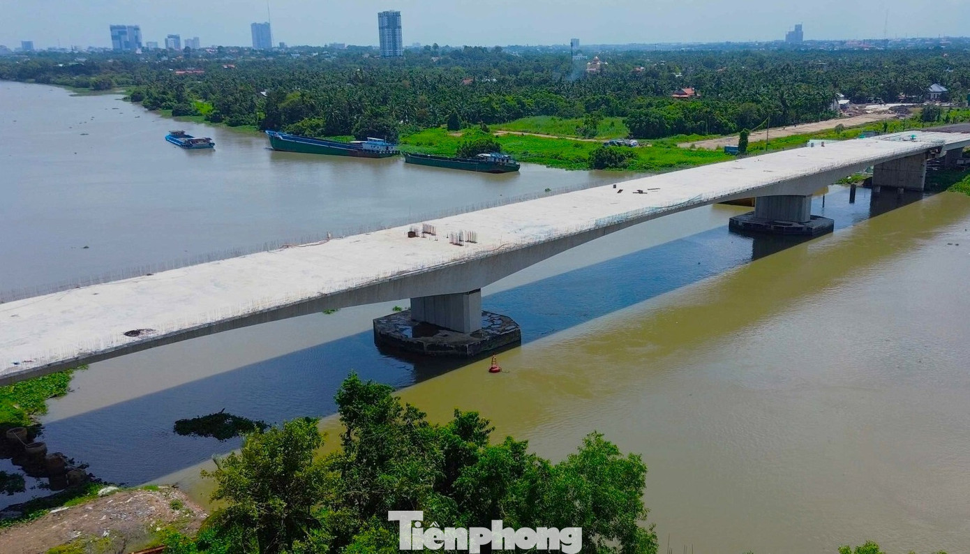 Hình ảnh cầu vượt sông Sài Gòn trước ngày thông xe kỹ thuật- Ảnh 9.