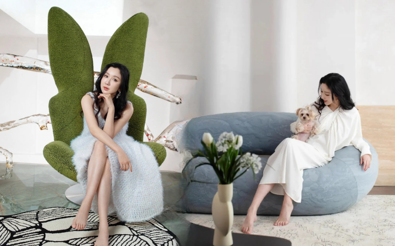 Chịu chơi nhất showbiz: Sofa "vô cực", đảo bếp đá quý chỉ là chuyện nhỏ, chi tiết đắt giá này trong biệt thự 6 tầng 666m2 của Lâu Nghệ Tiêu mới khiến người xem lụi tim!- Ảnh 1.